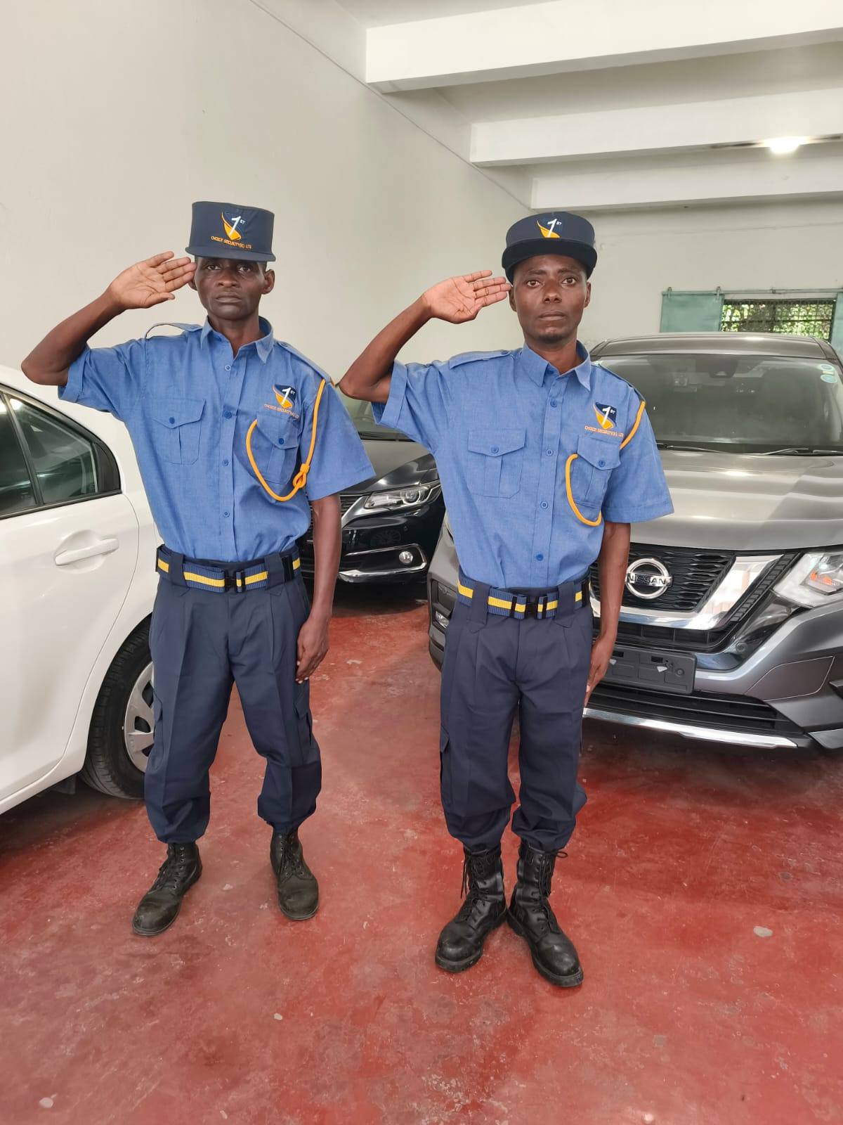 FCSS guard on building patrol
